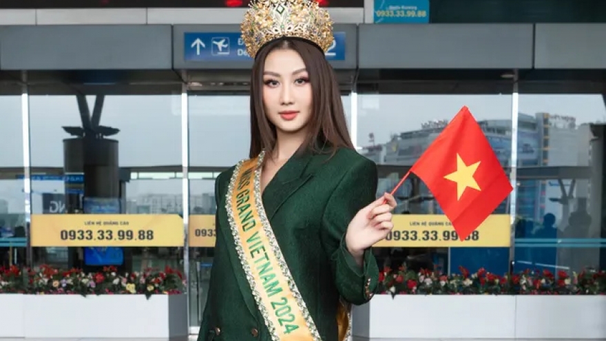 Quang Nam native departs for Miss Grand International 2024 in Cambodia